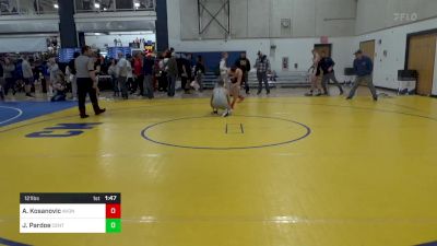 121 lbs Semifinal - Auston Kosanovic, Avonworth vs Jaggar Pardoe, Central Mountain