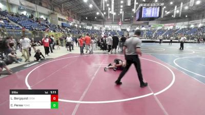 81 lbs Semifinal - Lane Bergquist, Cedaredge Bruins vs Charlie Perea, Pomona Elite