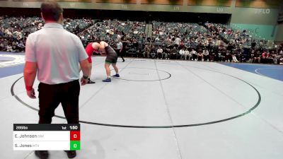 285 lbs Quarterfinal - Emilio Johnson, Oakdale vs Shilo Jones, Mountain View ID