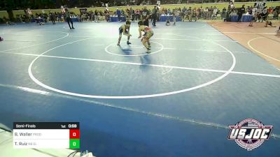 90 lbs Semifinal - Braxton Waller, Prodigy Wrestling vs Tiger Ruiz, NB Elite