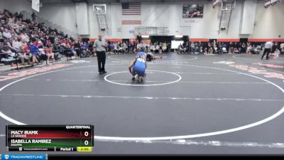 235 lbs Quarterfinal - Macy Iramk, La Grande vs Isabella Ramirez, Knappa