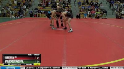 150 lbs Round 3 - Brexton Hoernke, Victory School Of Wrestling vs Kaleb Zahn, X-Factor Elite