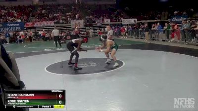 D 3 120 lbs Semifinal - Shane Barbarin, DeLaSalle vs Kobe Nguyen, Archbishop Shaw