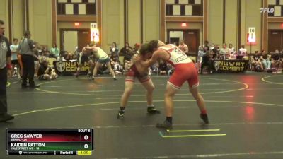 200 lbs Semis & 1st Wrestleback (8 Team) - Greg Sawyer, SVRWC vs Kaiden Patton, Yale Street WC