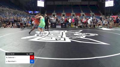 285 lbs Cons 16 #2 - Nate Gabriel, Florida vs Jackson Barnhart, Illinois