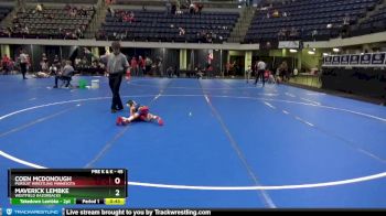 45 lbs 5th Place Match - Maverick Lembke, Westfield Razorbacks vs Coen McDonough, Pursuit Wrestling Minnesota