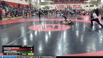 90 lbs Quarterfinal - Mason LaVigne, Victory School Of Wrestling vs Clayton Birkholz, No Nonsense