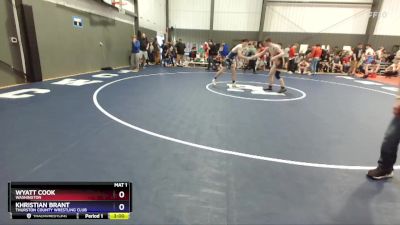 150 lbs Cons. Round 1 - Wyatt Cook, Washington vs Khristian Brant, Thurston County Wrestling Club