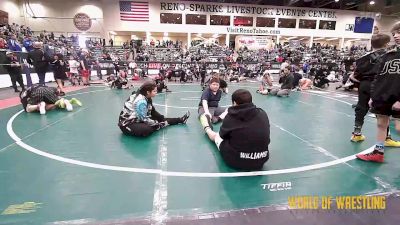 70 lbs Consi Of 8 #1 - Mason Sandness, Ravage Wrestling Club vs Nox O`Brien, Wasatch Wrestling Club