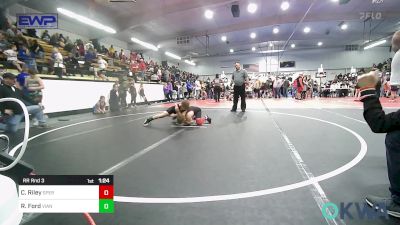 100 lbs Rr Rnd 3 - Carson Riley, Sperry Wrestling Club vs Rocky Ford, Vian Wrestling Club