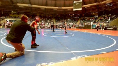 46 lbs Round Of 32 - Cassius Matthias, Nebraska Wrestling Academy vs Gauge Littlefield, Coweta Tiger Wrestling