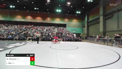 120 lbs Consi Of 64 #2 - Wyatt Williams, Chico vs Lincoln Rex, Lehi