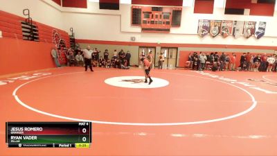 126 lbs Cons. Round 2 - Ryan Vader, Zillah vs Jesus Romero, Granger