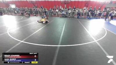 160 lbs 1st Place Match - Brady Stammer, Askren Wrestling Academy vs Nash Banko, Askren Wrestling Academy