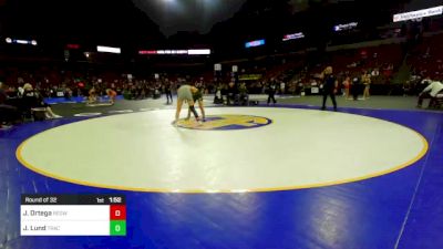 115 lbs Round Of 32 - Jasimen Ortega, Redwood (CS) vs Jasmine Lund, Tracy