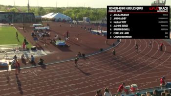 Women's 400m Hurdles, Final - College Quad