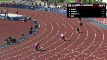 Men's 4x100m Relay, Final - College Quad