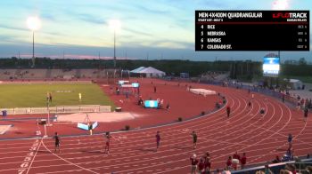 Men's 4x400m Relay, Final - College Quad