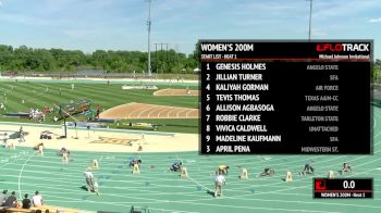 Women's 200m, Heat 1