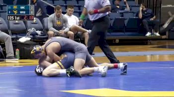 125 lbs Sean Cannon, UNC vs KJ Fenstermacher, WVU