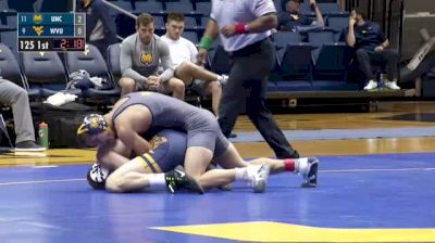 125 lbs Sean Cannon, UNC vs KJ Fenstermacher, WVU