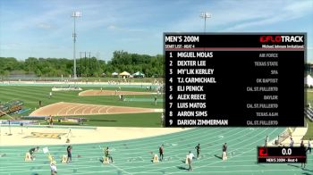 Men's 200m, Heat 4