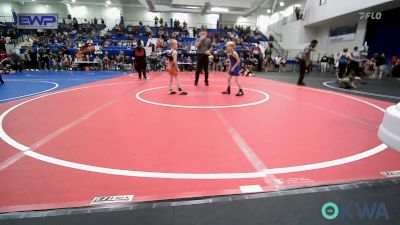 55 lbs Quarterfinal - Derrick Mowdy, Checotah Matcats vs Dakota Taylor, Sperry Wrestling Club