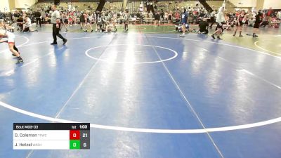 93 lbs Rr Rnd 3 - Dion Coleman, Toms River Wrestling Club vs Jackson Hetzel, Washington Twp