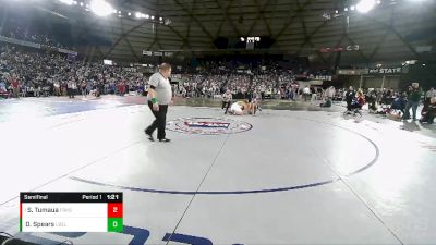 1B/2B 220 Semifinal - Sloan Tumaua, Forks vs Damien Spears, Liberty Bell