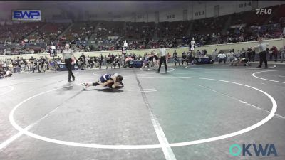 82 lbs Semifinal - Rhiley Coffey, Marlow Outlaws vs Avriella Pretty Bear, Harrah Little League Wrestling