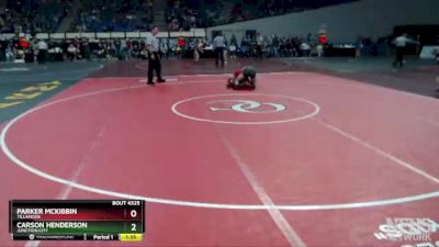 4A-160 lbs Semifinal - Carson Henderson, Junction City vs Parker McKibbin, Tillamook