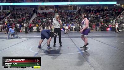 240 lbs Round 1 - Tateum Flax, The Herd vs Hayden McCorgary, Ark City