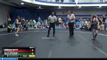 92 lbs Round 2 (8 Team) - Jeremiah Bailey, Team Nauman vs Royce Wetzler, Virginia Team Predator