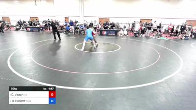 80 kg Semis - De'Alcapon Veazy, Legends Of Gold Wrestling vs Bryce Burkett, Pinnacle Wrestling Club