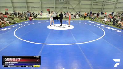 120 lbs Round 1 (8 Team) - Alex Oedekoven, South Dakota Blue vs Ben McComas, West Virginia