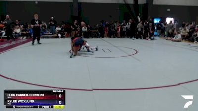 142 lbs Round 4 - Flor Parker-Borrero, WA vs Kylee Wicklund, WA