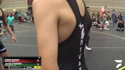 91 lbs Round 4 (6 Team) - Tyler Bradley, Metro All Stars vs Cody Weidner, Team Gotcha