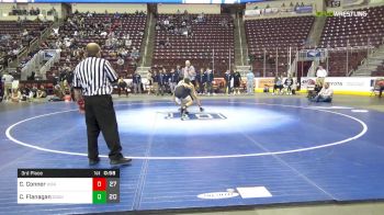 152 lbs 3rd Place - Cam Connor, Kiski Area Hs vs Cole Flanagan, Council Rock South Hs