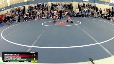 98 lbs Round 2 (10 Team) - Edward Kelwaski, Bloomington South Wrestling Club vs Maddox Stultz, Franklin Wrestling Club