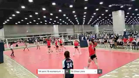 1W point 15 momentum vs 15 Ethos Lions - 2022 JVA World Challenge presented by Nike - Expo Only