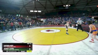 71 lbs Cons. Round 7 - Jayden Hipp, Yelm Junior Wrestling vs Soren Vogel, Punisher Wrestling Company