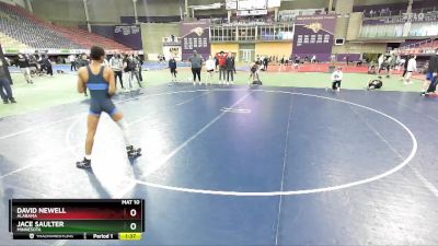 119-123 lbs Round 1 - David Newell, Alabama vs Jace Saulter, Minnesota