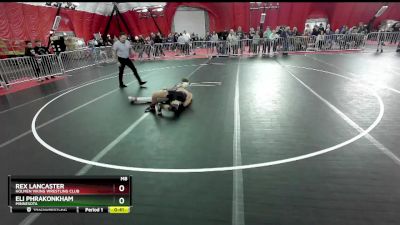 102 lbs Champ. Round 1 - ELi Phrakonkham, Minnesota vs Rex Lancaster, Holmen Viking Wrestling Club