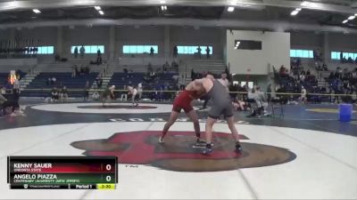 174 lbs Cons. Round 2 - Angelo Piazza, Centenary University (New Jersey) vs Kenny Sauer, Oneonta State