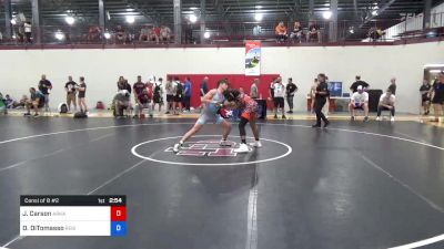 60 kg Consi Of 8 #2 - Jayden Carson, Arkansas Regional Training Center vs Dominic DiTomasso, Regional Training Center South