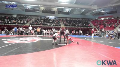 46 lbs Consi Of 8 #2 - Kevin Harris, HURRICANE WRESTLING ACADEMY vs Samuel Voss, Skiatook Youth Wrestling