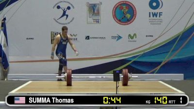 Thomas Summa: 2016 Junior Pan Ams