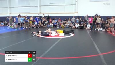 114 lbs Semifinal - Jude Benson, West Virginia Wild vs Mason Sorrell, Dayton Bandits - Gray