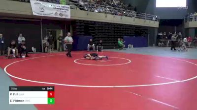 75 lbs Semifinal - Piper Full, Clarks Summit, PA vs Evelyn Pittman, Dover, PA