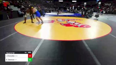 285 lbs Round Of 32 - Ian Sharples, Downey (SJ) vs Dib Sawaya, Valencia Placentia (SS)